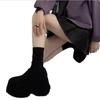 Women Mid Calf Sock Boots High Heels Platform Shoes Woman Designer New Fad Goth Boots Walking Dress Mujer Trend Chelsea Boots