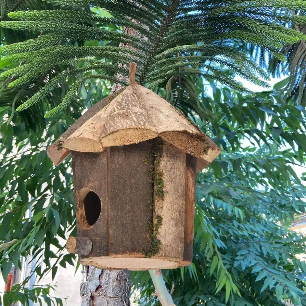 Natural Grass Birds House 6 Style Birds Nest Pet Bedroom Parrot Breeding Hut  Shelter