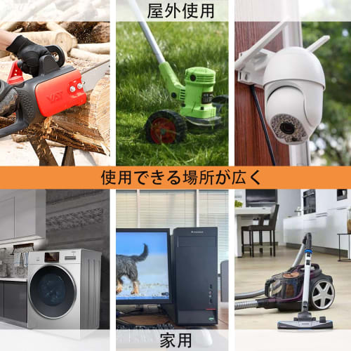 Extension Cord Extension Cable Up to 1000W Work Power Cable Power Cord Work Use Outdoor/Indoor Use Superior PVC Material Flame Retardant Flexible Cord