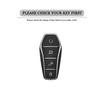Metal Leather Car Key Case Protection Cover for BYD Atto 3 Song Plus Seal Han EV Dolphin Qin Plus U Dmi Yuan Pro Car Accessories