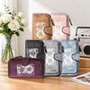 Vintage Music Print Long Wallet Casual PU Leather Multi Card Slot Daily Use Purse