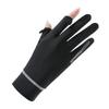 Lady Sunscreen Ice Silk Gloves Fishing Gloves Thin Motorcycle Gloves Breathable for Golf Driving Riding Fishing Hiking for Women