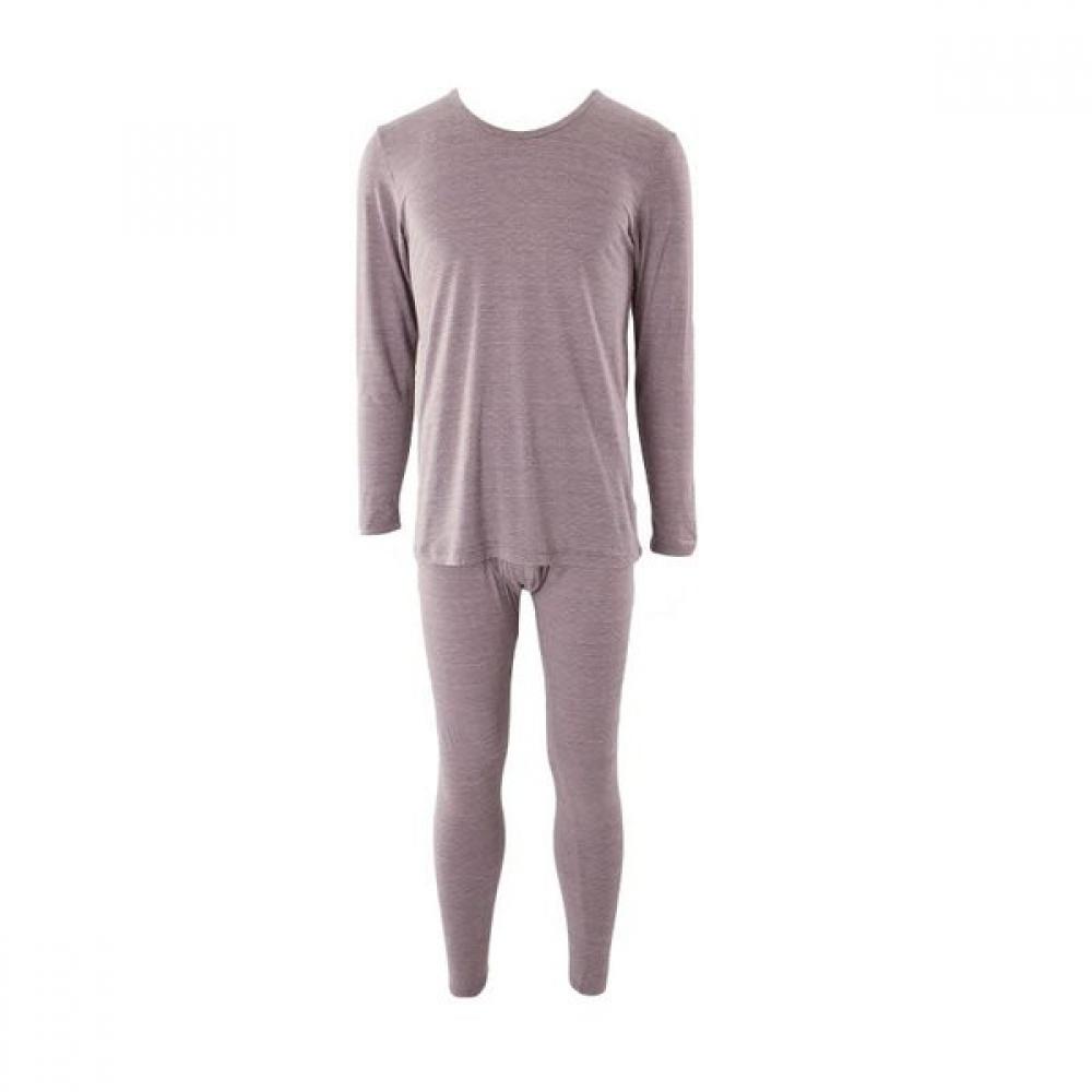 VenuS Men S Tencel polyeSter Jacquard Thermal Underwear Set vmS9612S WINE - WI/95