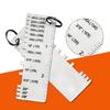 Stainless Steel Thickness Gauge Weld Inspection Ruler Welding Seam Gauge Caliper