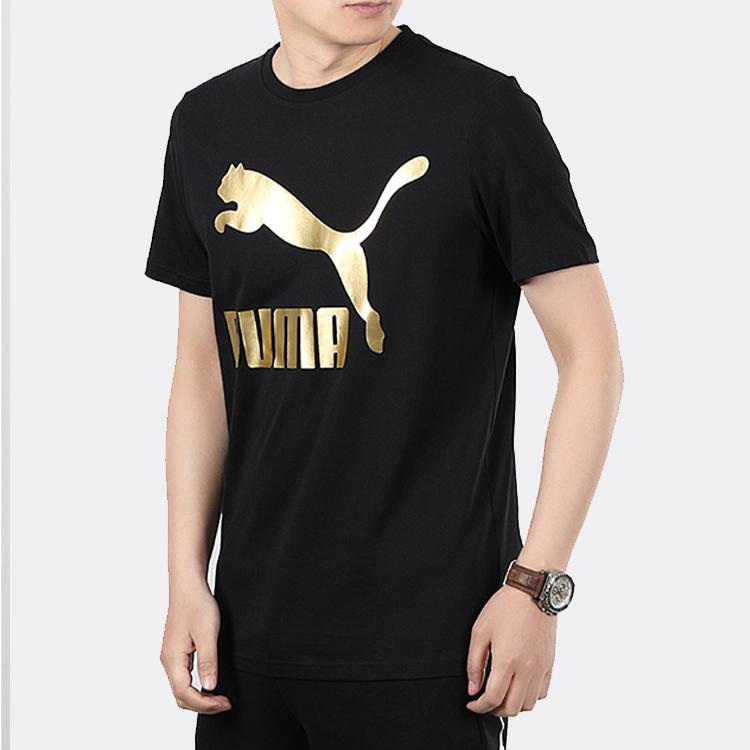 Puma Essential Logo Short Sleeve T-Shirt Men Tops Black 579405-51