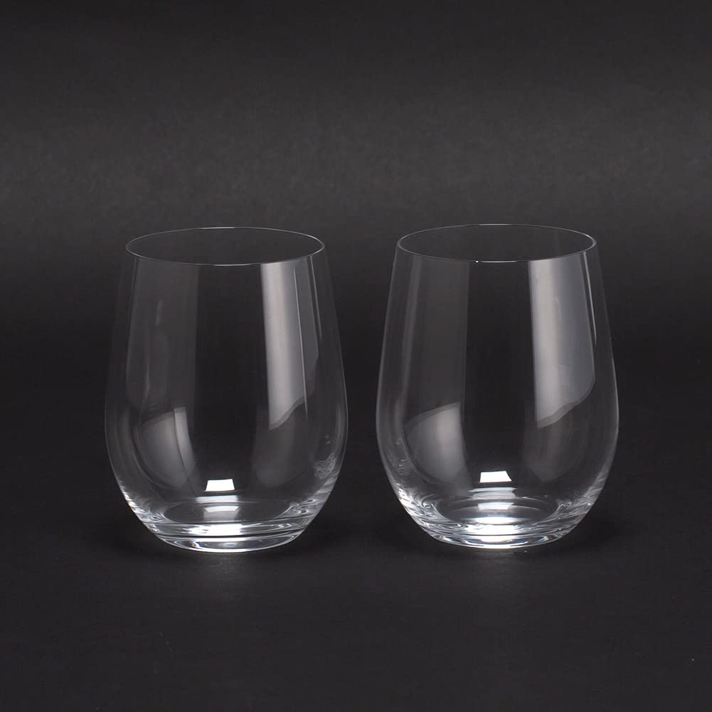 Riedel Wine Set of 2 The O Wine Tumbler New Lifestyle Glass/Tumbler Viognier/Chardonnay 414/5 [Used]