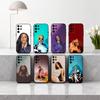 Selbstbewusste C-Cardi B Sängerin Handyhülle Für Samsung S25,24,23,22,30,21,10,9,Ultra,Plus,Lite,FE,4,5 G Weiche Schwarze Hülle