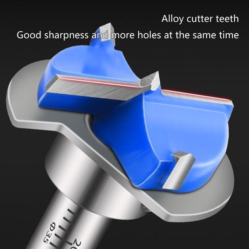 For 35mm Hinge Carbon Steel Boring Drill Bits Woodworking Adjustable Hole Saw High-carbon Steel Wood Cutter Tool