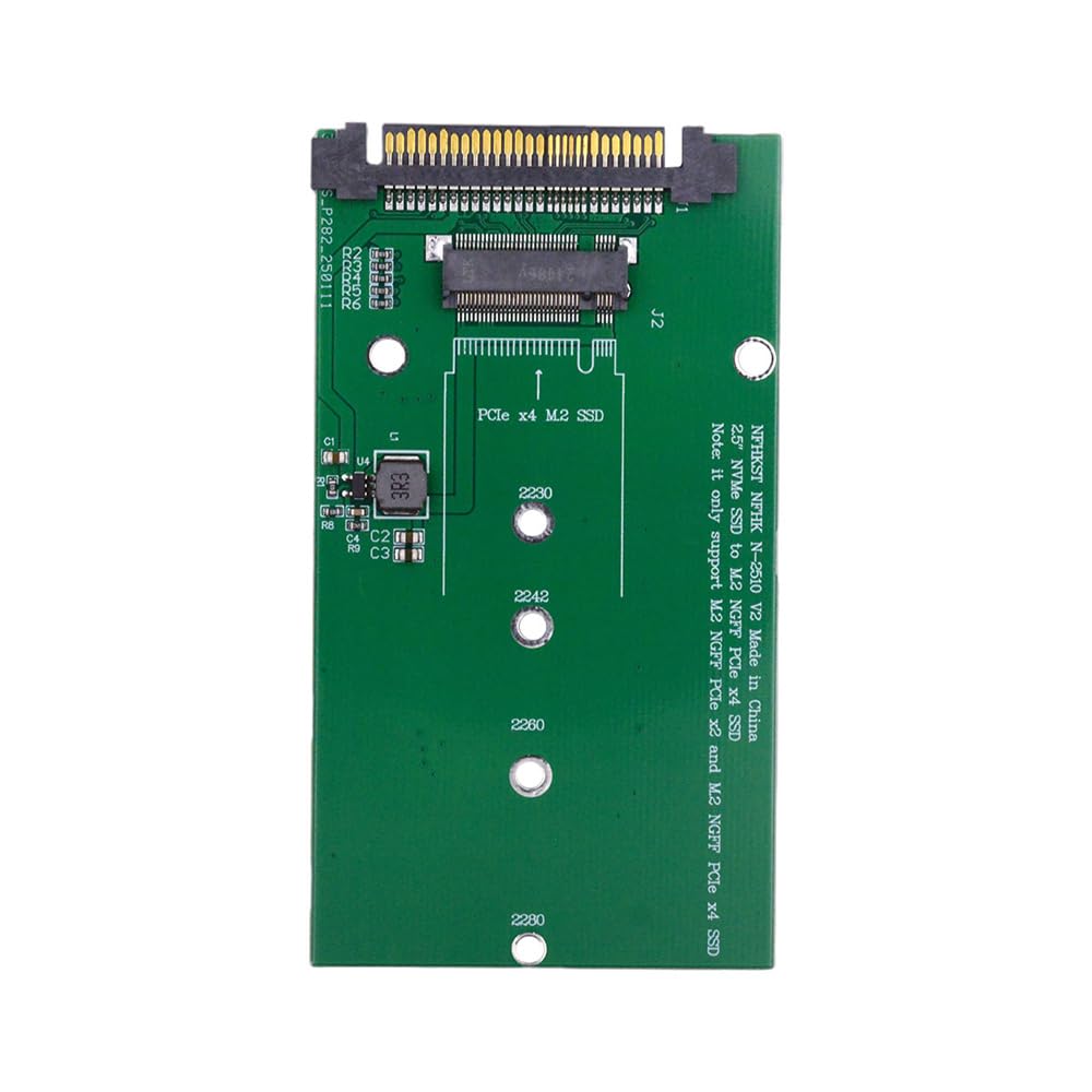 JSER M.2 Drive - U.2 (SFF-8639) M.2 PCIe NVMe SSD (M-Key) Compatible Conversion Adapter for Mainboard Replacement SSD 750 for P3600P3700