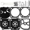 Pack of 2 Carburetor Rebuild Kit Compatible with Zama RB-69 C1Q-S32 C1Q-S46 C1Q-S46A C1Q-S61 C1Q-S61 C1Q-S61A C1Q-S61B C1Q-S61C C1Q-S61D C1Q-S61E