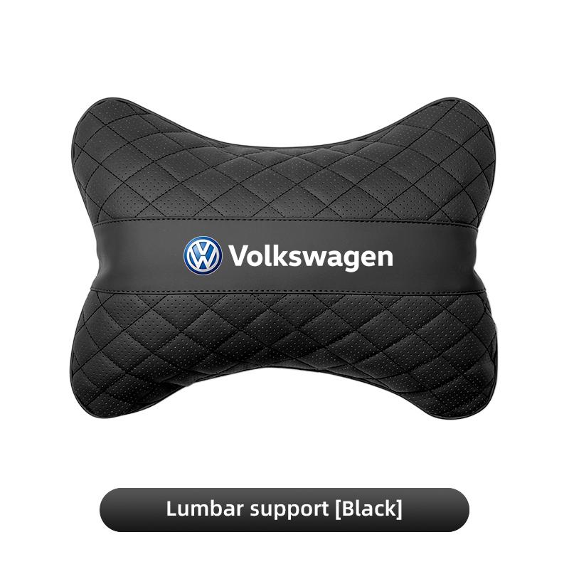 Car Seat Head Support Cushion Lumbar Pillow Interior Accessories / Hub Cap For VW R Golf Touran Octavia Motion GTI Polo Auto MK7