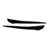 ABS Plastic Front Headlight Eyebrow Eyelid Lid Trim Lamp Cover Sticker For BMW E92 E93 2007-2014 Gloss Black Car Accessories