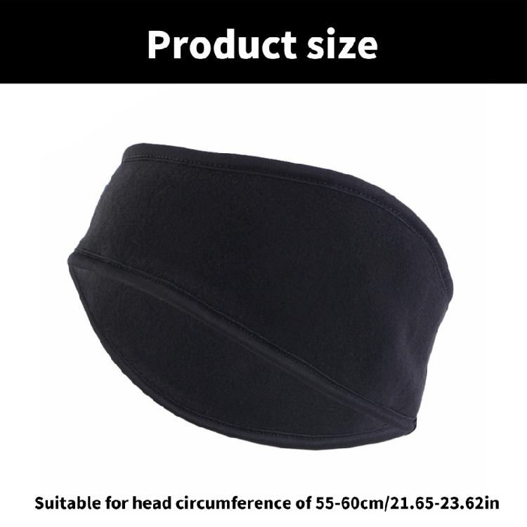Winter Sweatband Ear Muffs Solid Color Headbands Running Fitness Head Cover for Outdoor Sport