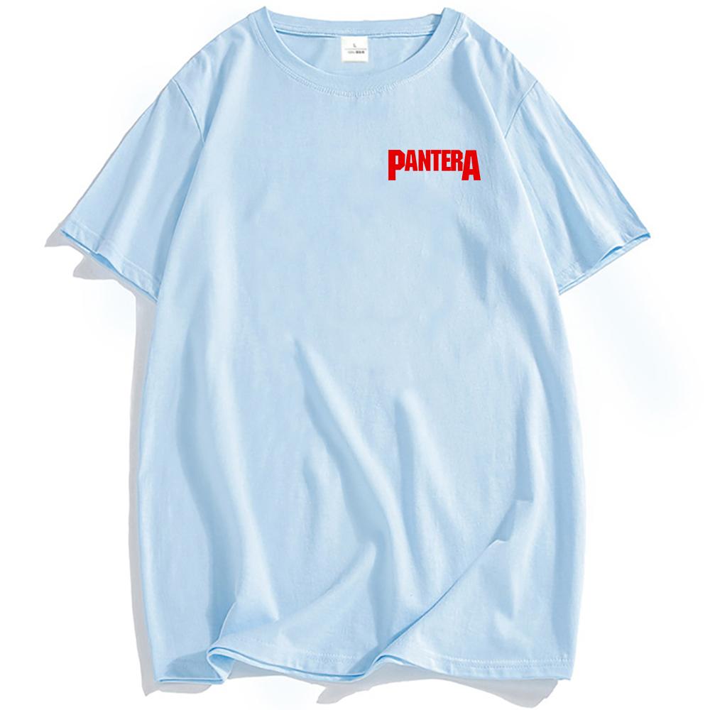 Pantera Nejtěžší turné léta 2025 Tričko Letní krátký rukáv Pánská trička Unisex Streetwear Grunge Rocková kapela Potisk Trička