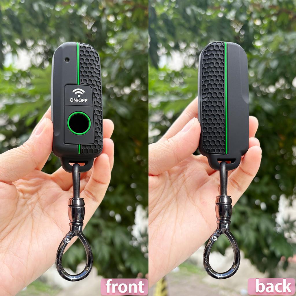 Soft Key Ring Remote Cover Fit For Yamaha Tmax530 Tmax560 Tmax500 Nmax155 Tracer 9Gt Mt09 Motorcycle Mount Key Fob Case Auto Auto Accessories