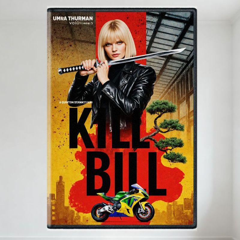 

Kill Bill: Vol. 1 Uma Thurman Katana Bonsai Tree Motorcycle Vintage Metal Tin Sign for Home Bar Man Cave Cafe Decor 20x30cm（7.8x11.8inch）