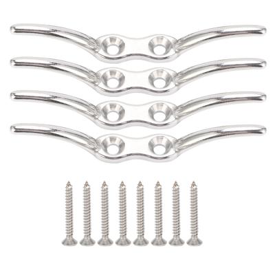 4 ks Lanový vazák Hák Nerezová ocel Odolnost proti korozi Odolný Stožár Loď Sloupek Pevné vazáky 150 mm