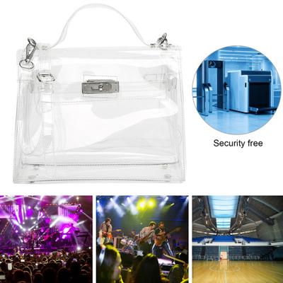 Bolso Bandolera para Mujer Elegante Duradero Transparente Bolso de Moda Elegante para Concierto Deporte
