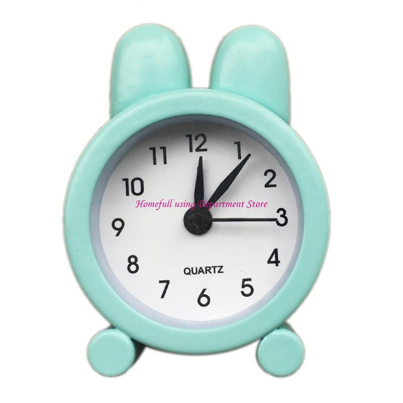 

Rabbits Desktop Alarm Clock Bedsides Clock for Bedrooms Or Offices зелений