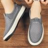 Breathable Men's Driving Shoes New Mesh Cloth Men Casual Shoes Lightweight Mens All-match Loafers Outdoor Mens Slip On Footwear