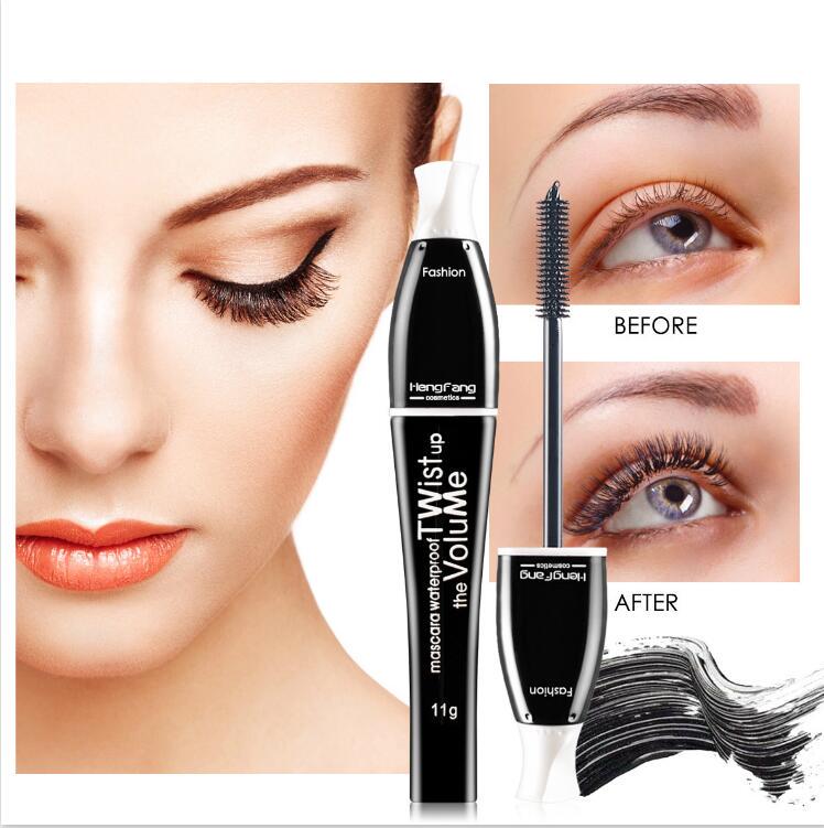 Eye Lengthening Thick Curly Mascara Makeup Cosplay Colorful No Blooming Water Eyelash Beauty Tool