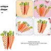 Cloth Carrot Decorations Warm Easter Decor Easter Carrot Ornaments Set for Spring Party Decor Stuffed Fabric for Children