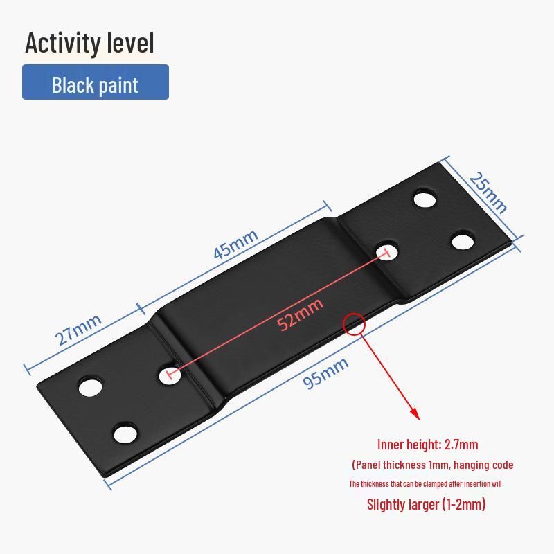 Thickened 2mm Stainless Steel Wall Mount Tile Display Hook