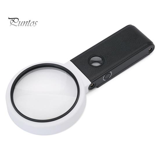 Lupa se stojánkem 6 LED světel Kompatibilní s HD Clarity Dvojitá skleněná čočka na čtení odolná proti poškrábání