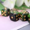 Entertainment Acrylic Dice Board Games 6 Sided Dice Square Point Dice Round Edges Dice D6 Dice