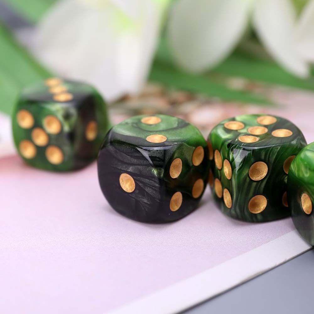 Entertainment Acrylic Dice Board Games 6 Sided Dice Square Point Dice Round Edges Dice D6 Dice