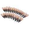 24Pcs Stiletto Fake Nails Coffin Nails Halloween False Nails Punk Full Cover Artificial Press On Nails for Women Girls