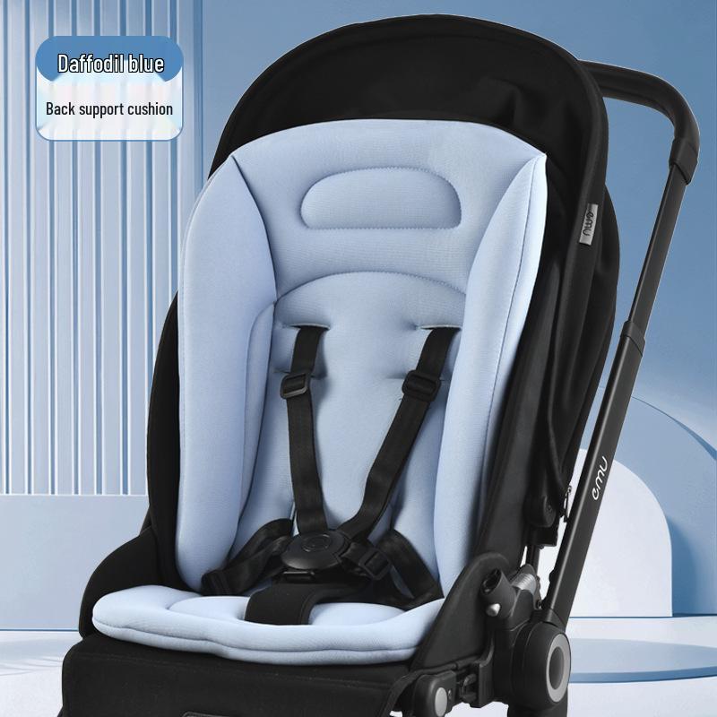 Stroller Spine Support Cushion: Thick Padded Baby Seat for High Chairs, All-Season Comfort