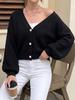 Women S Short Cardigan Sweater Pearl Button Casual Outerwear