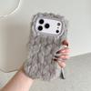 Lustige 3D Winter Warme Künstliche Nerzfell Weiche Handyhülle Für iPhone 13 14 15 Plus 16 17 Pro Max Niedliche Stoßfeste Rückseite