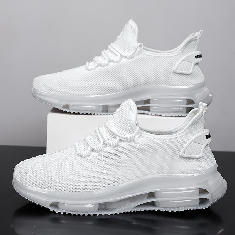 Fashion Men's Sports Running Black Jogging Shoes Casual Sports Shoes Brown Outdoor Breathable Mesh Lightweight Shock Absorbing Tennis