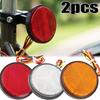 1pair 12V Red White Yellow LED Reflector Rear Tail Brake Stop Warning Side Marker Light for Truck Trailer Motorcycle Scooter
