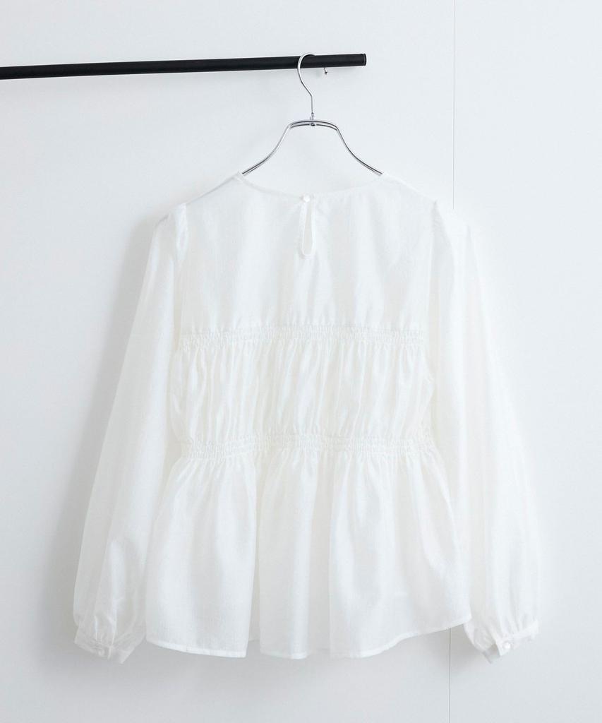 [BIS] Women's Shirred Blouse, Conmain (40)