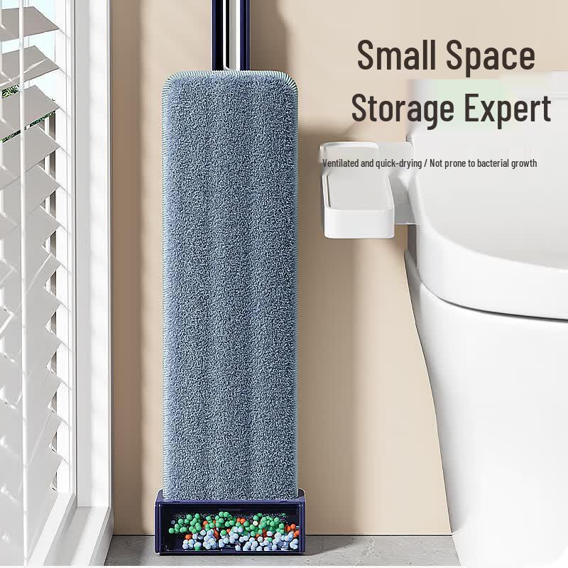 Smart Hands-Free Flat Mop with Scraper