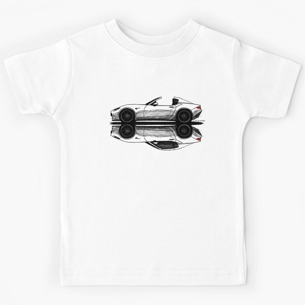 My drawing of the open and closed Japanese convertible roadster coupe car Kids T-Shirt 120