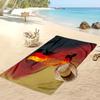 Asciugamano da Spiaggia Stampa Calcio Germania Asciugatura Rapida Super Assorbente Morbido Asciugamano da Bagno per Nuoto Spiaggia Viaggio Souvenir Regalo per Fan
