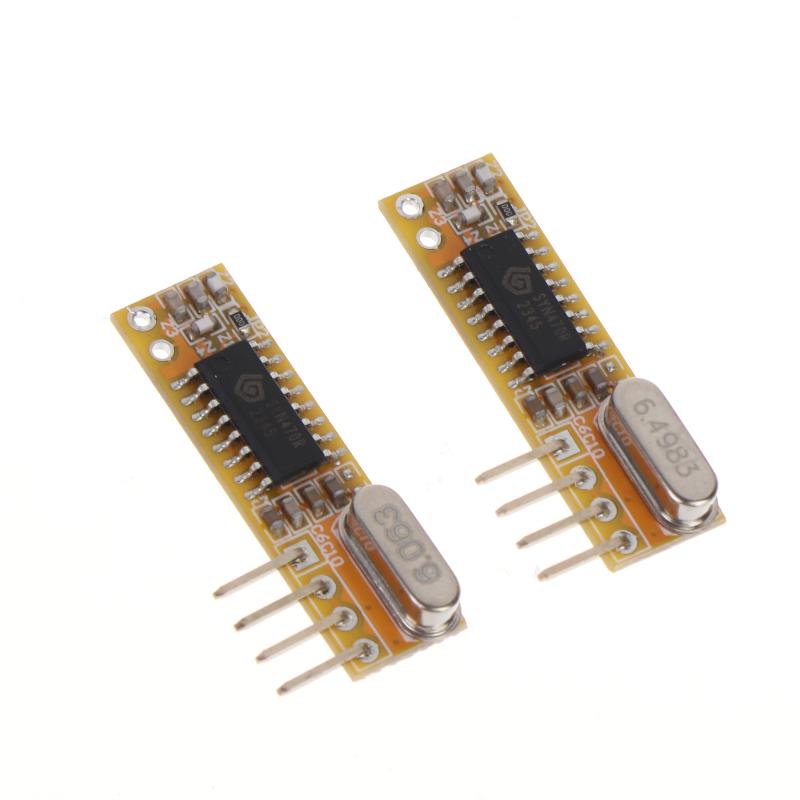 RXB12 Superheterodyne Wireless Receiver Module 315/390/418/433MHz High Sensitivity for Remote Control Security Projects