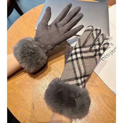 Warm Gloves for Women Can Be Windproof and Cold-proof Driving Thickened British Wind Gloves
