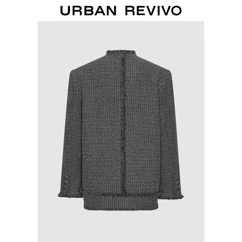 

Элегантная женская куртка с текстурой и кисточками UR M