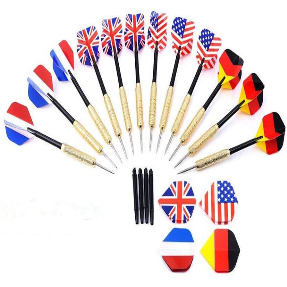 12PCS 18g/14.5CM Hard Tip Darts 2BA Tread Type for Electronic Dartboard