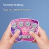 Luminous Mini Cartoon Whack-a-Mole Game Console Keychain Pendant