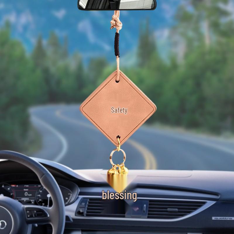 

Премиальный подвес для зеркала заднего вида автомобиля из коровьей кожи - Креативное украшение дизайна Anfu