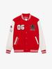 Supra Bayc Wool Oversized Varsity Jacket (Red)