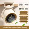 Portable Clip-on Leafless Mini Fan for Office & Dorm—100 Speed Settings