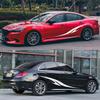 2pcs Car Sticker Vinyl Side Skirts Decal Graphic Car DIY Styling Sticker