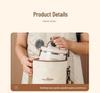 Insulated Round Lunch Bag for Office Workers - Waterproof & Thick Aluminum Foil